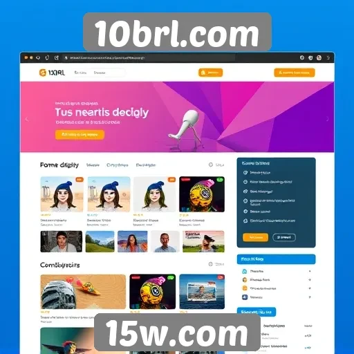 Interface do usuário do 10brl.com é intuitiva